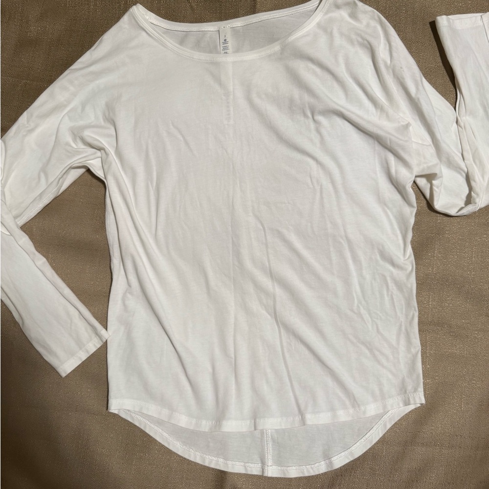 Lululemon White Long Sleeve